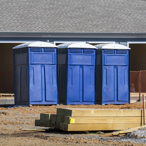 do you offer hand sanitizer dispensers inside the porta potties in Chatsworth Iowa